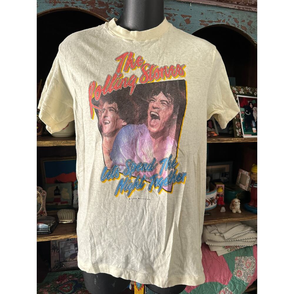 VINTAGE 1983 ROLLING STONES LET'S SPEND THE NIGHT TOGETHER TEE UNISEX